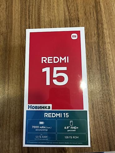 xiaomi redmi 15: Redmi 128 GB, İki sim kartlı — 1