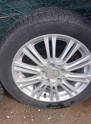 auto kamera 3 u 1: Mercedes alu felne sa gumama - Originalne Mercedes aluminijumske — 6