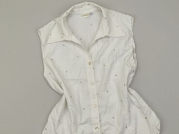 eleganckie białe bluzki bez rękawów: Koszula Damska, M, stan - Bardzo dobry