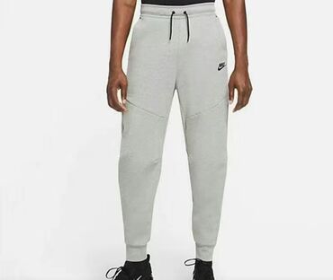 мужское пальто черное: Мужские брюки, M (EU 38), Nike, Б/у, цвет - Серый, Самовывоз