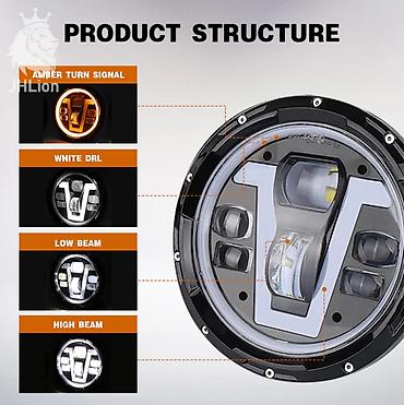 Auto oprema: Bi led far dnevno svetlo + migavac 50w POGODNO ZA SVA VOZILA SA — 6