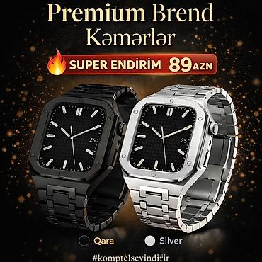 Наручные часы: Premium Brend metal kəmər – Apple Watch Mod Kit - Uyğunluq: Apple — 1