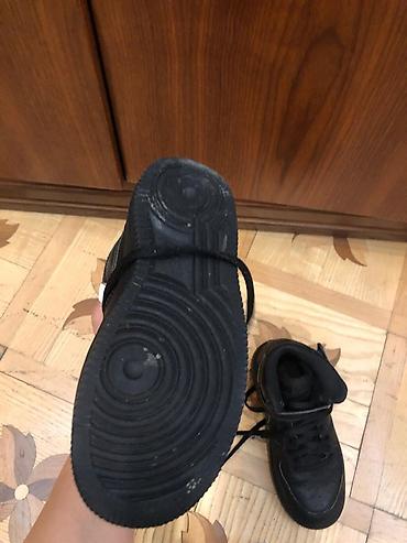 nike hyperko: Original Nike qara rəngli uşaq/yeniyetmə idman ayaqqabısı (high-top) — 8
