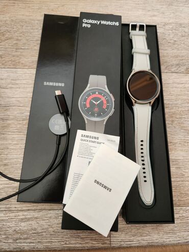 батарейка для пульта: Продаю Оригинал Samsung Watch 5pro 44mm Natural Titanium Полный
