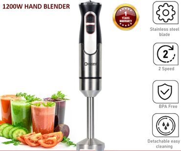 Blenderlər: Əl blender, Dessini, Yeni, Ünvandan götürmə, Pulsuz çatdırılma, Ödənişli çatdırılma