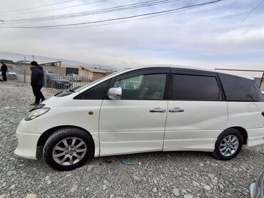 Toyota: Toyota Estima, правый руль, белый минивэн. Основные особенности: - — 3