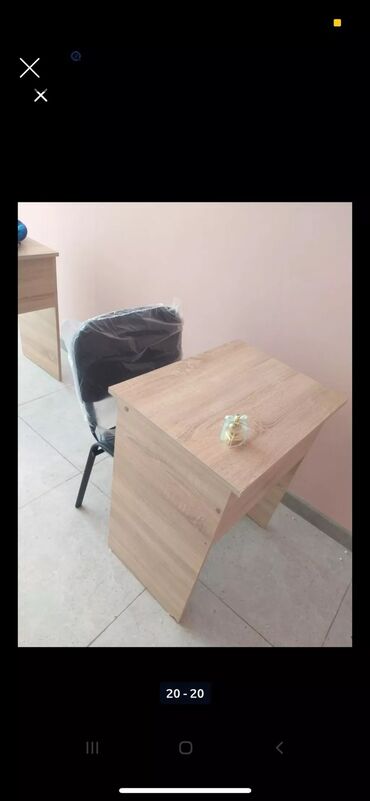 Ofis dəst mebeli: Parta tek neferlik 50/60 sm 28 azn Parta iki neferlik 100/50 sm — 5