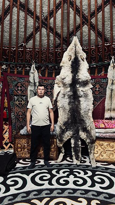 Юрты: Аренда юрты, Каркас Деревянный, Более 100 баш, С полом, Стол — 2