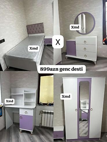Gənc otağı mebel dəsti – 899 AZN Dəst tərkibi: - Tək nəfərlik lalafo.az -da Gənc otağı mebel dəsti – 899 AZN Dəst tərkibi: - Tək nəfərlik