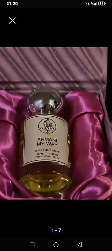 adventure parfum: Armani My Way Extrait de Parfum 30 ml qadın ətri. Flakon üzərində — 1