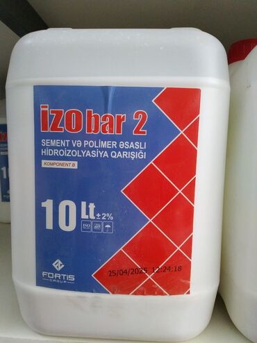 су чани: Fortis Group-dan 10 litrlik "izoBar 2" sement və polimer əsaslı