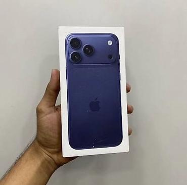 куплю телефон айфон: IPhone 17 Pro, Новый, 512 ГБ, Синий, Кабель, 100 % — 1