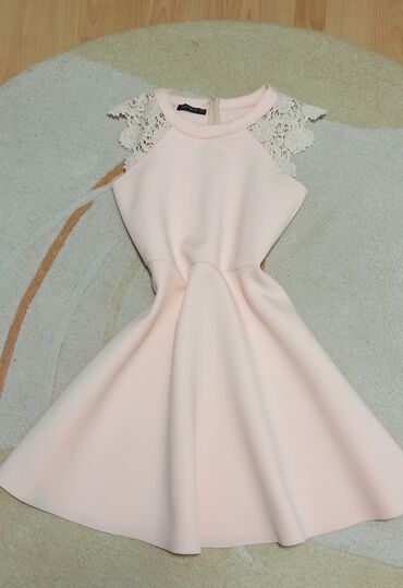 roze haljine za maturu: M (EU 38), bоја - Roze, Večernji, maturski, Kratkih rukava