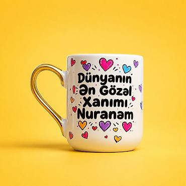 dunya xertesi: Fincanlar, rəng - Ağ, Keramika, 1 əd, 300 ml — 1