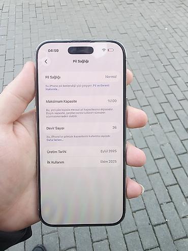 ipone air: IPhone Air, 256 GB, White Titanium, Zəmanət, Face ID — 3