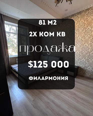 81: 2 комнаты, 81 м², Филармония Элитка, 5 этаж, Евроремонт — 1