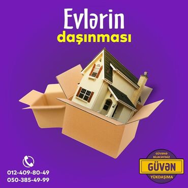 1268 elan | AVTO XIDMƏTLƏR: Güvən Yükdaşıma Təklif edir...√ Yüklərin daşınması √ Evlərin