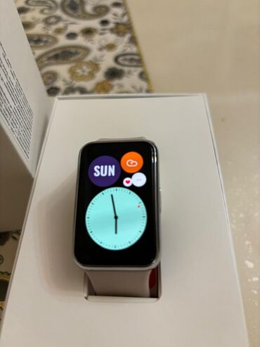 smart watch qiymeti: İşlənmiş, Smart saat, Huawei, Sensor ekran, rəng - Boz