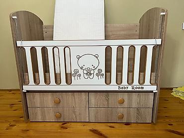 tehmine mebel: Uşaq beşiyi – “Baby Room” dizaynı - Material: ağac teksturalı — 4