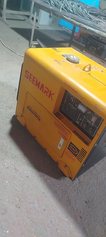 isiq generator: SEEMARK KDE6700TA dizel generator - Tip: Dizel generator, səssiz tip — 7