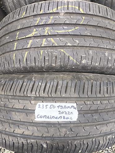 50: Шины 235 / 50 / R 19, Лето, Б/у, Пара, Легковые, Continental — 1