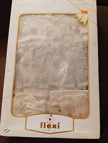 Flexi “for little people” körpə geyim dəsti - Rəng: ağ, gümüşü