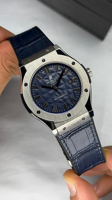 saat alanlar: Yeni, Qol saatı, Hublot, rəng - Mavi — 1