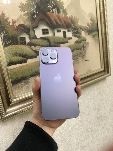 телефоны в рассрочку бишкек: IPhone 14 Pro Max, Б/у, 256 ГБ, Deep Purple, Защитное стекло, Чехол, Кабель, 91 %