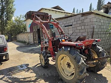 YANMAR Мини-тракторлор: Японский Трактор-алдында копшасы менен Янмар 24 ат күчү мото час — 3