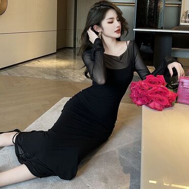 Вечерние платья: Размеры : S M 
Платье двойка можно носить раздельно — 3