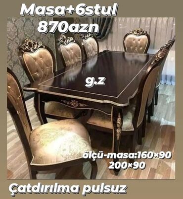 kontakt home metbex stol stul: Yeni, Azərbaycan
