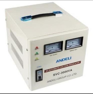 Elan №: 5875 Məhsulun adı: Stabilizator Andeli SVC3000VA-220V