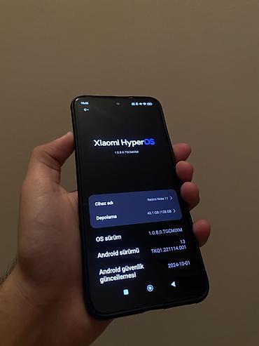 xiaomi redmi pad: Redmi Note 11, 128 GB, rəng - Mavi, Sensor, Barmaq izi, İki sim kartlı — 3