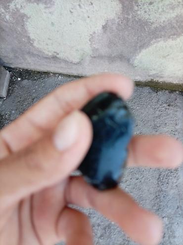 tebii sac satiram: 29 ədəd qara obsidian (şüşə) – xam daşlar - Rəng: dərin qara — 3