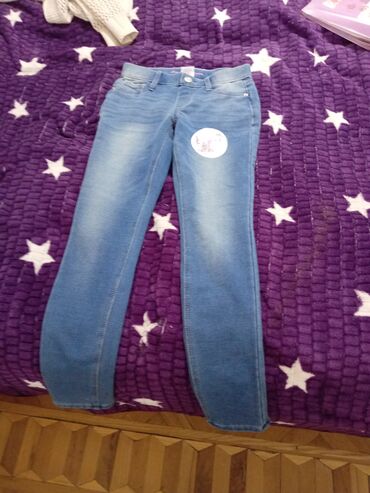 детская одежда джинсы: Комплект ABC, цвет - Синий