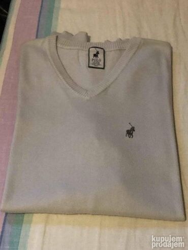 Džemperi: Odličan polo džemper, svetlo sive boje, L veličina, 100% cotton — 15