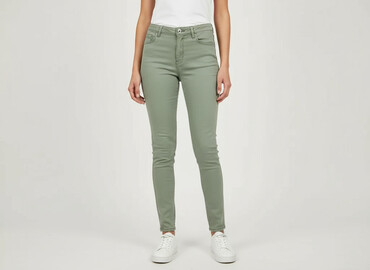 bershka spodnie brazowe: Bershka, Jeansy damskie, rozmiar S