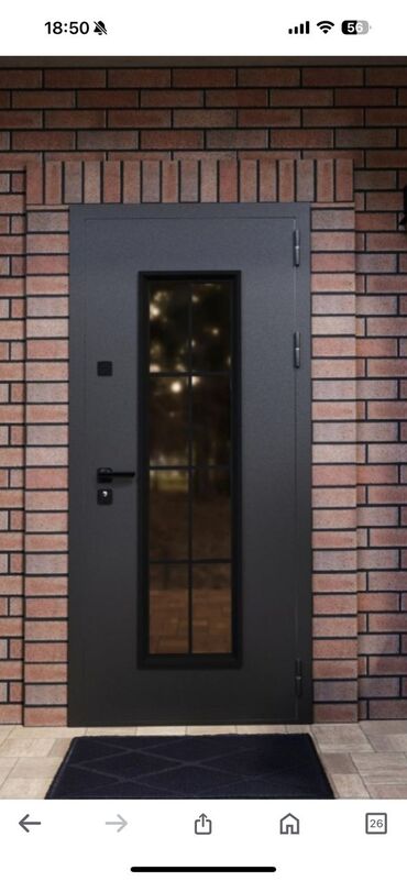 окно двер: Входная дверь, Металл, Новый, Бесплатная доставка