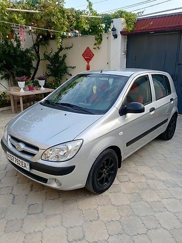 porsche satisi: Hyundai Getz, 5 qapılı şəhər hetçbeki Xarici görünüş: - Gümüşü rəngdə — 1