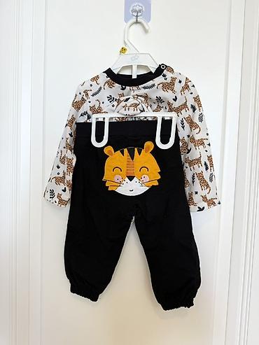 Dəstlər: Uşaq geyim dəsti – Baby Wonder - 2 parça: uzunqol köynək + şalvar - — 2