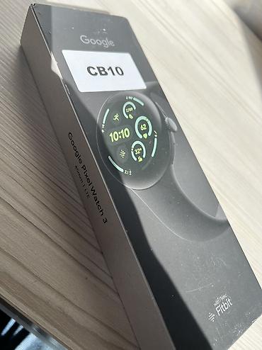 Google Pixel Watch 3, LTE, 45 мм, цвет Matte Black (корпус) / Obsidian