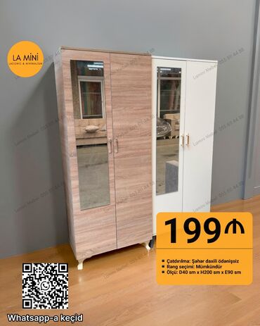 кухонный гарнитур бишкек бу: Açılan, 2 qapılı Düz dolab, Qarderob, paltar dolabı