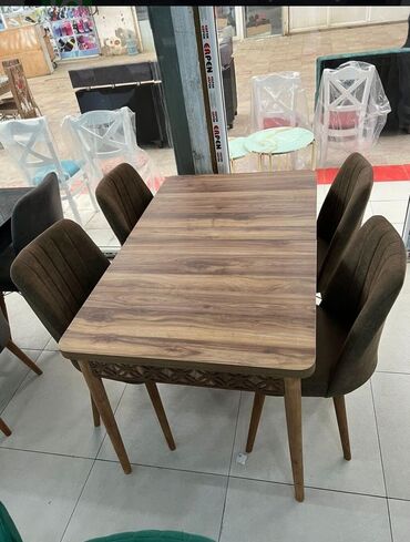 Masa və oturacaq dəstləri: Mətbəx üçün, Yeni, Açılan, Dördbucaq masa, 4 stul -da lalafo.az — 13 Masa və oturacaq dəstləri: Mətbəx üçün, Yeni, Açılan, Dördbucaq masa, 4 stul — 13