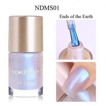 Другие аксессуары: Лак для ногтей Nicole Diary 9ml Metallic стемпинг ногтей покрытие