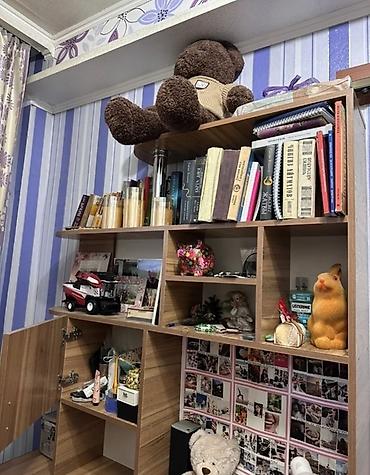 bunk bed: Односпальная кровать, Б/у, С матрасом, длина - 190 см — 4