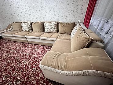Угловые диваны: Угловой диван, C подушками, Трехместный — 2