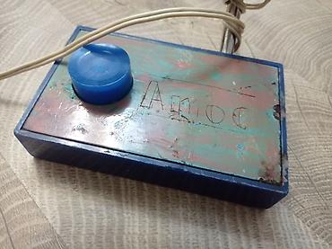Декор и интерьер: Məhsul: Retro masa lampası - Material: Metal abajur və baza, metal — 3