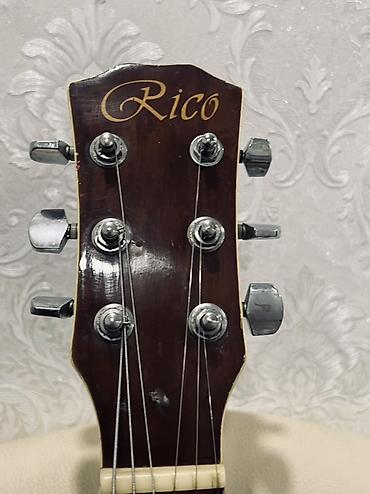 красный речка: Акустическая гитара Rico (дредноут) есть трещина но на игру никак не — 2