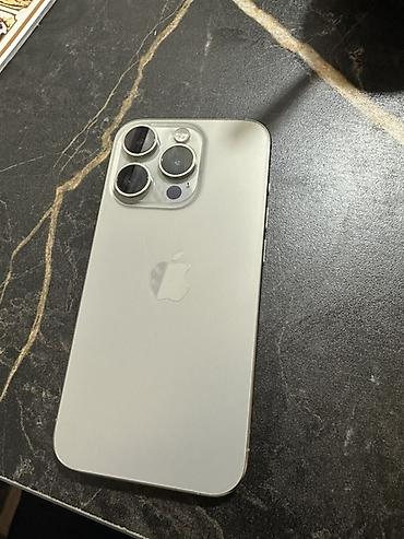 apple macbook: IPhone 15 Pro, 256 GB, Natural Titanium, Face ID — 1