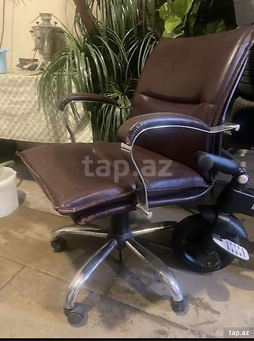 Ofis mebeli: Ofis kreslosu Zivella orgınal turk malı. - Material: qəhvəyi rəngli — 1